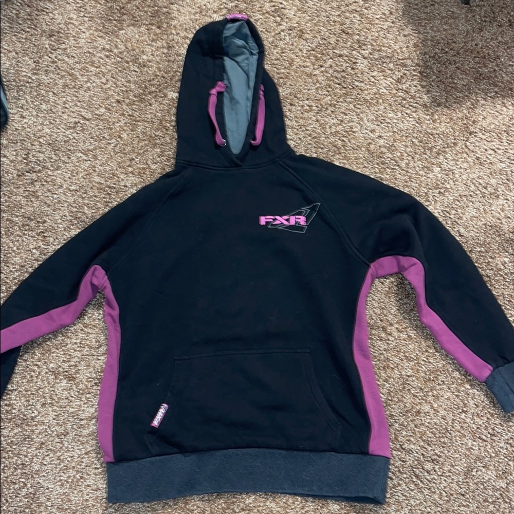 FXR Black and Pink Hoodie